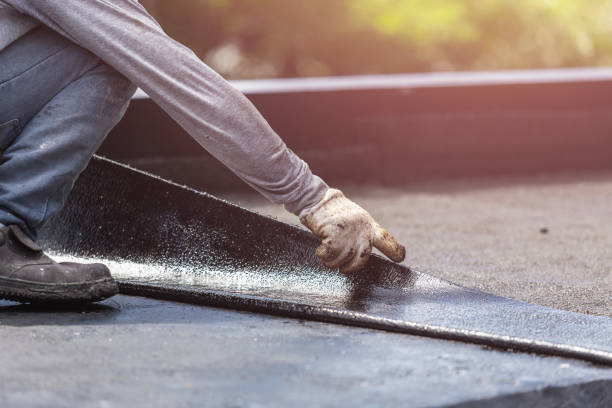 Professional Waterproofing technician working in Bedford, VA